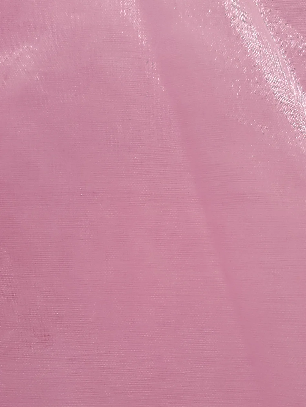 Set Of 6 Sheer Pink Organza Drawstring Bags -